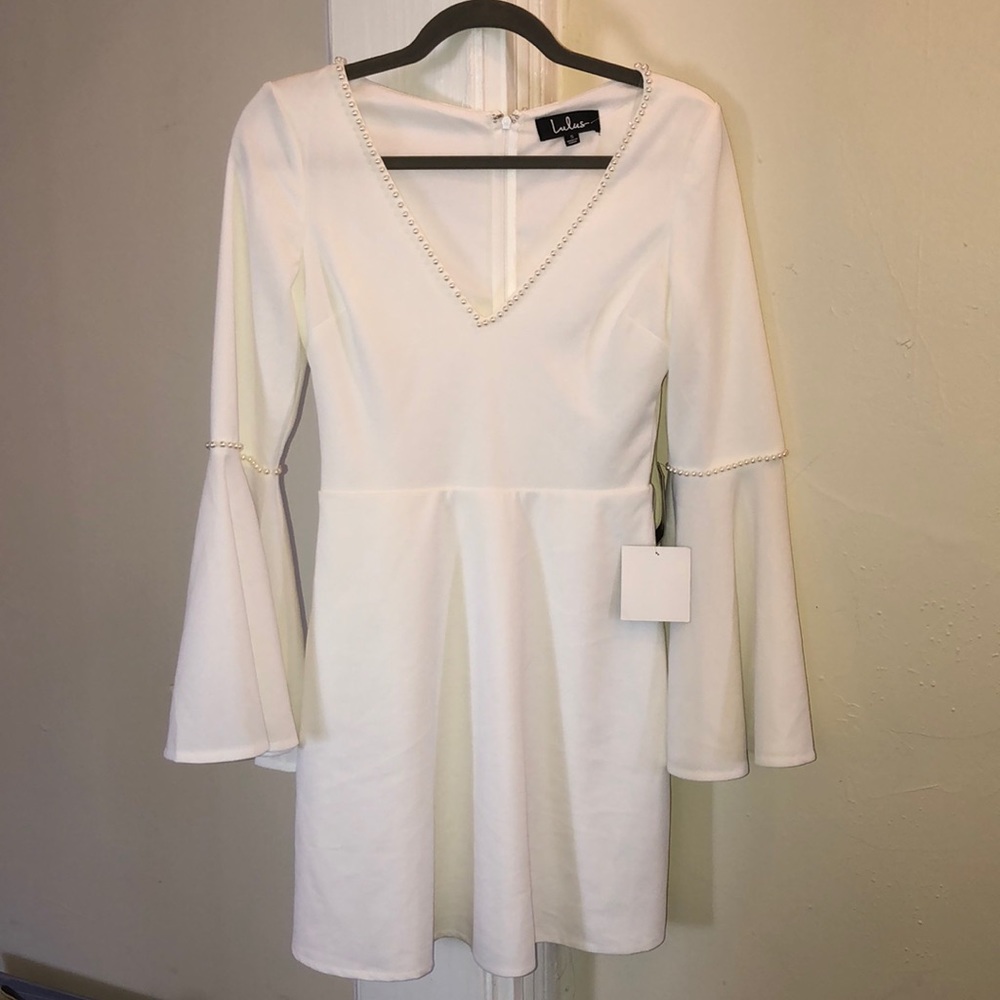 Little white dress from Lulus